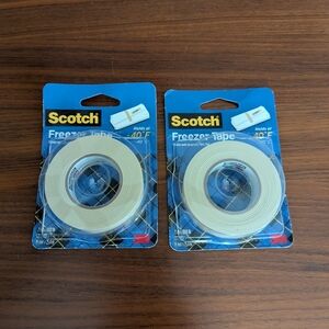 New Scotch Freezer Tape White